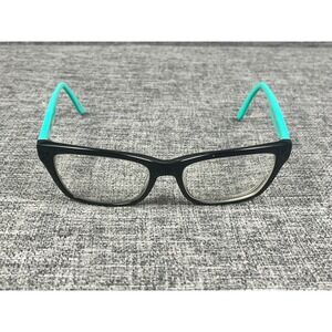 Cosmopolitan C903 Eyeglasses Black Teal Rectangular Frames 54-17-140 Womens